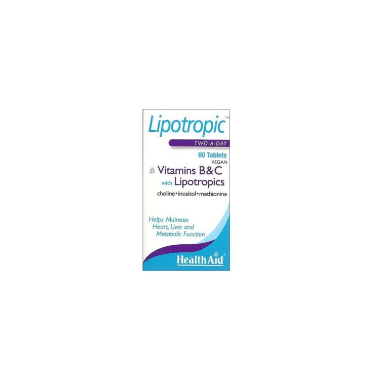 HEALTH AID Lipotropics With Vitamins B & C 60tabs